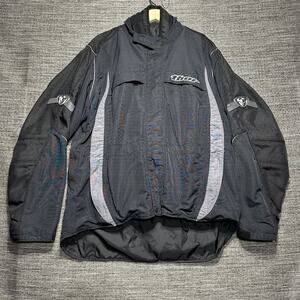 Thor Ride 2 Jacket Men's XL Black Vintage Full Zip Y2K Motocross Lining